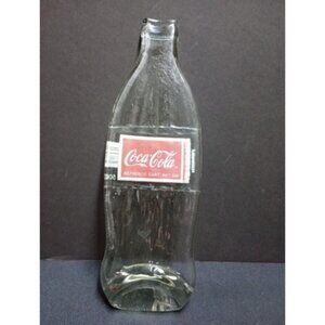 Collectables Flattened Slump Glass Coca-Cola Bottle Spoon Rest